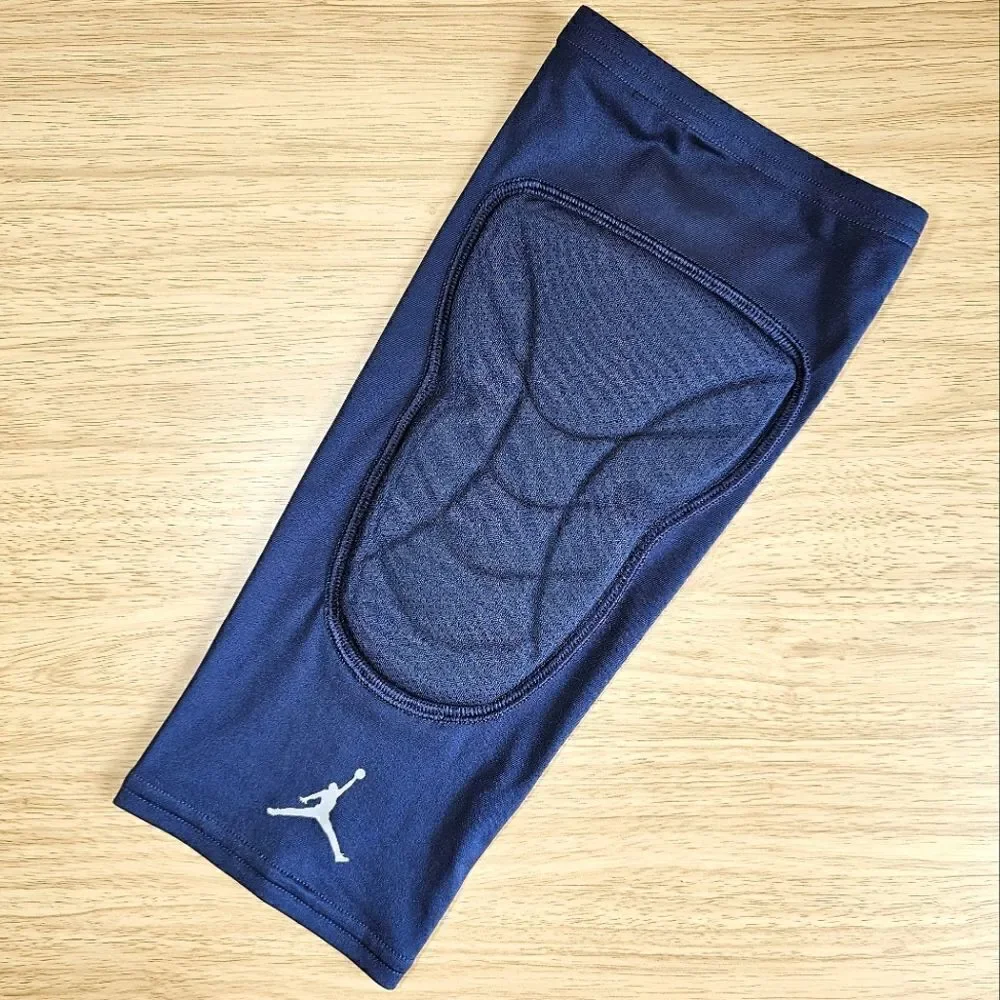 Air Jordan Nike Pro Hyperstrong Knee Shin Padded Sleeve Extra Large XL Blue Grey
